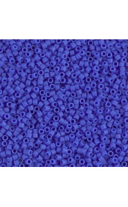 Miyuki delica beads 15/0 - Matted opaque cyan blue DBS-1588